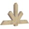 Ekena Millwork Kennewick Rough Sawn Timber Gable Bracket, Douglas Fir, 60"W x 32"H x 4"D x 6"F, 13/12 Pitch GBW060X32X0406KEN00RDF - alternate 5